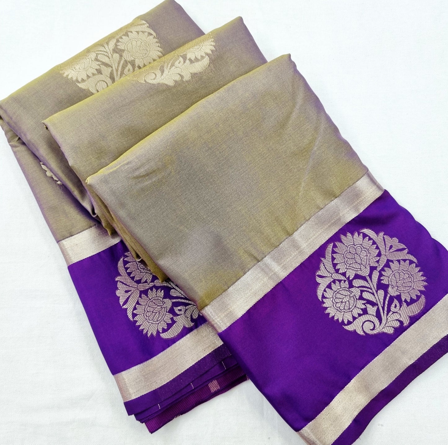 Kanchipuram Blended Fancy Butta Silk Saree 029