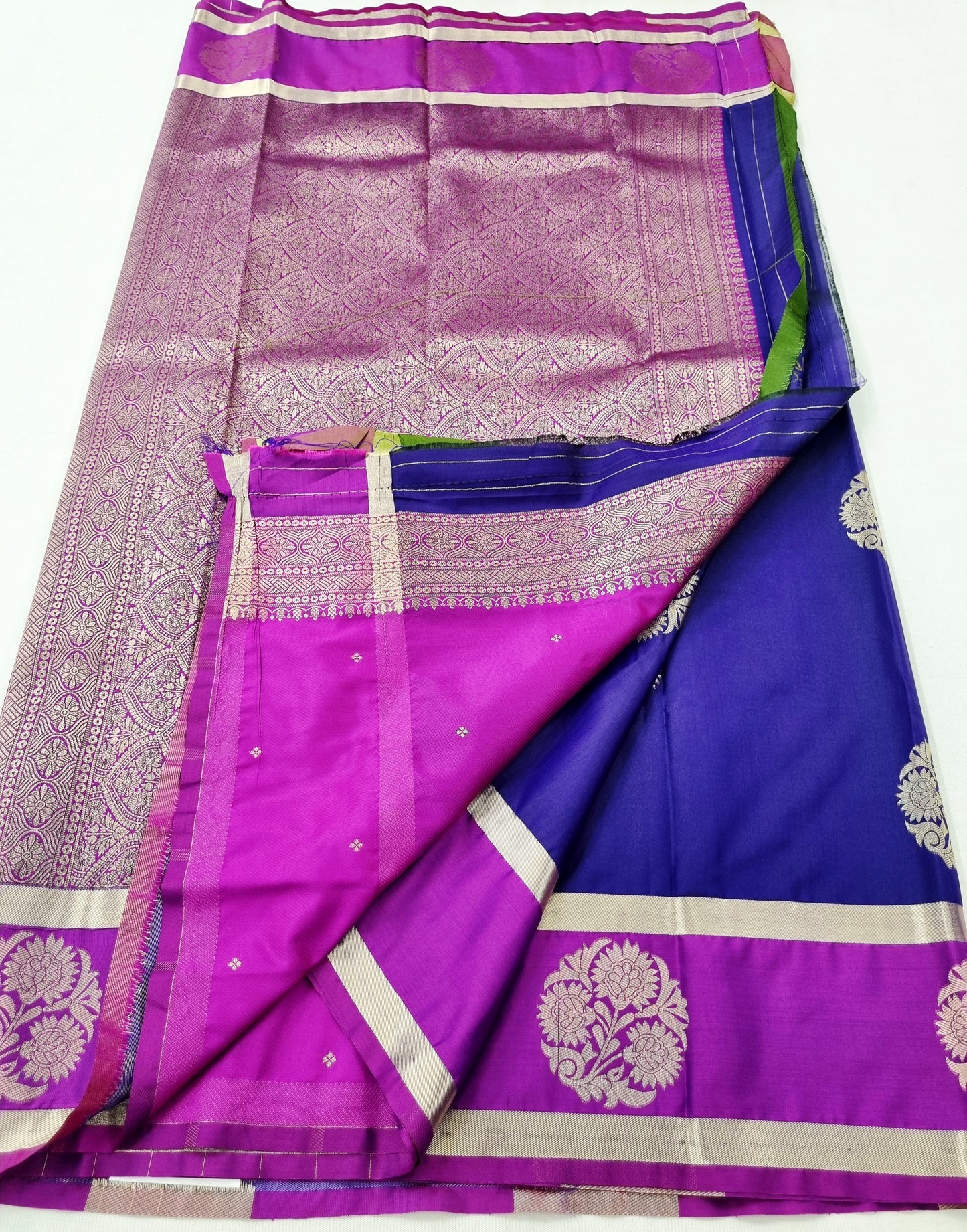 Kanchipuram Blended Fancy Butta Silk Saree 030