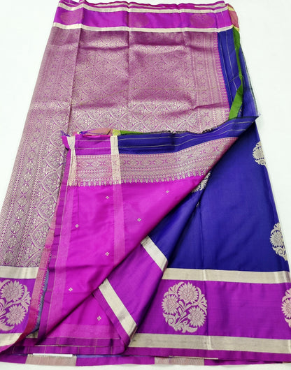 Kanchipuram Blended Fancy Butta Silk Saree 030 – Kanchipuram Lakshaya Silks