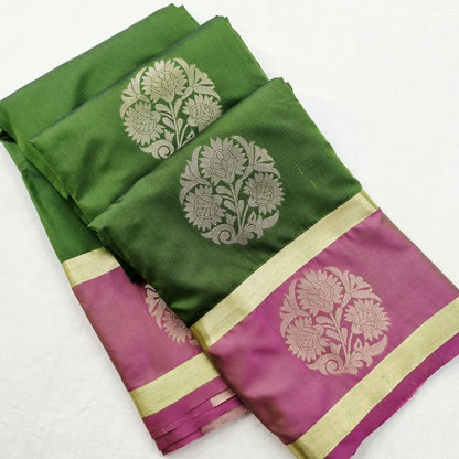 Kanchipuram Blended Fancy Butta Silk Saree 032 – Kanchipuram Lakshaya Silks
