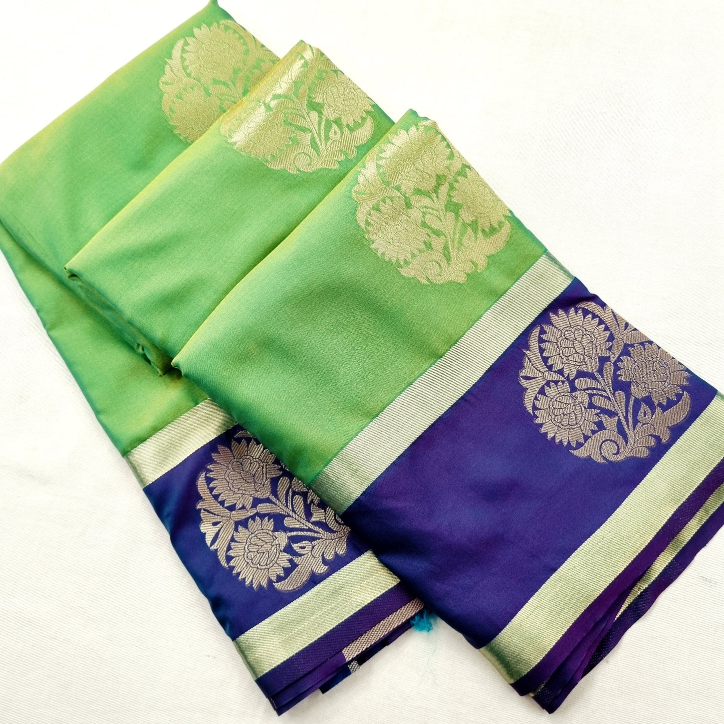 Kanchipuram Blended Fancy Butta Silk Saree 034