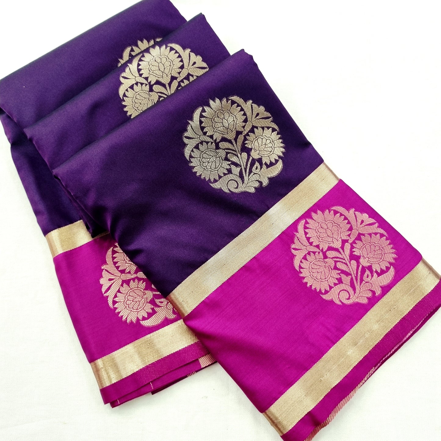 Kanchipuram Blended Fancy Butta Silk Saree 036