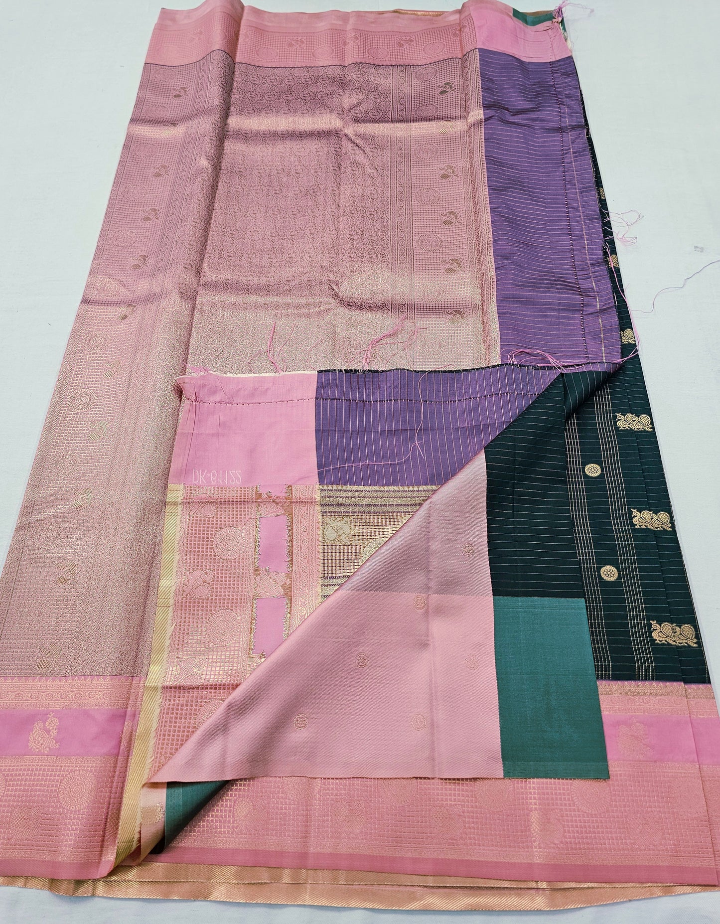 Kanchipuram Blended Korvai Silk Saree 001