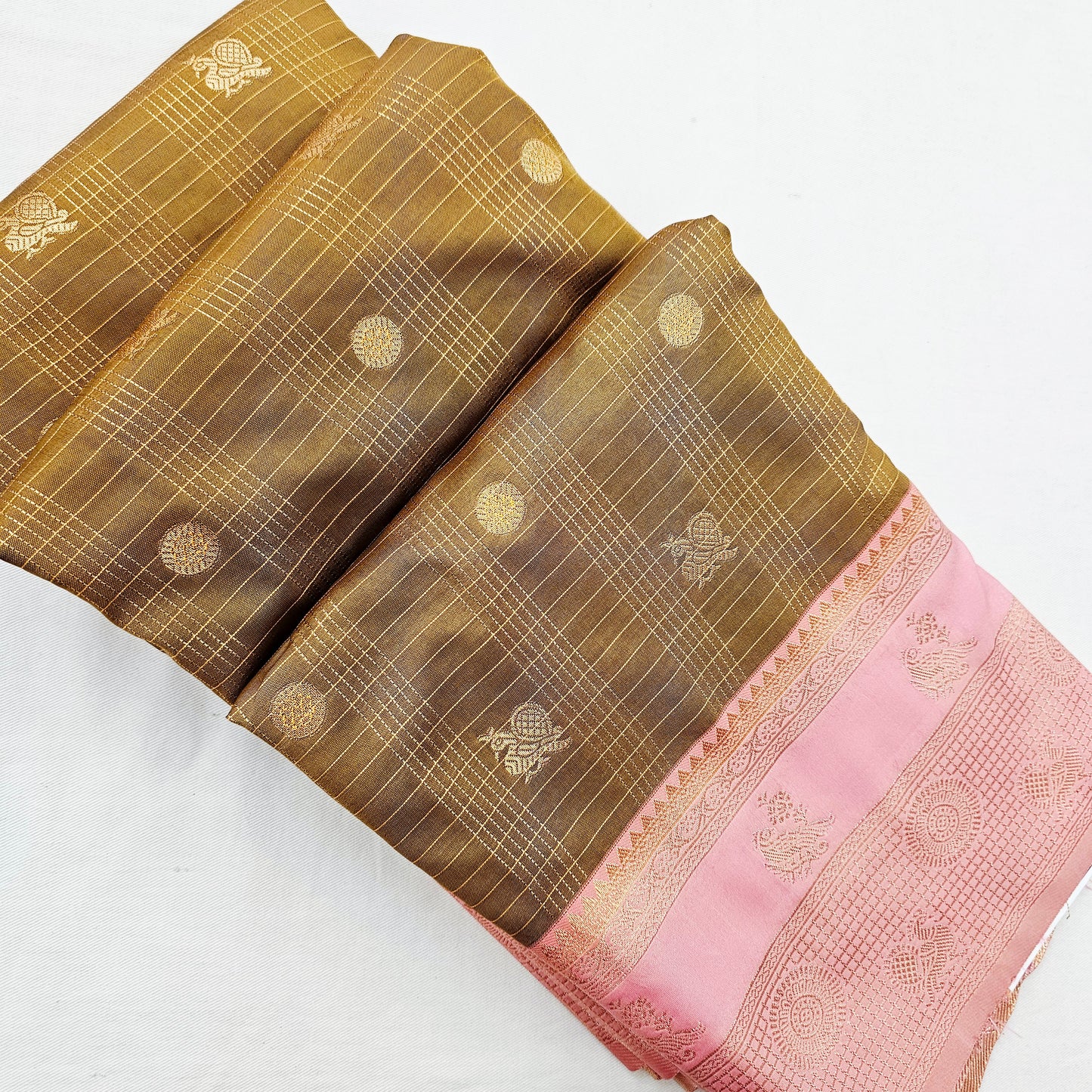 Kanchipuram Blended Korvai Silk Saree 003