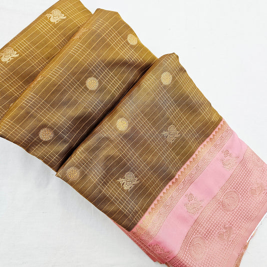 Kanchipuram Blended Korvai Silk Saree 003