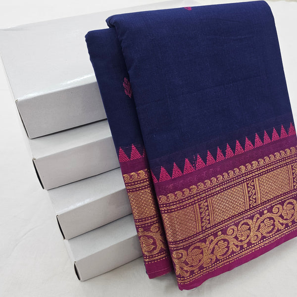 Kanchipuram Pure Korvai Cotton Saree 025