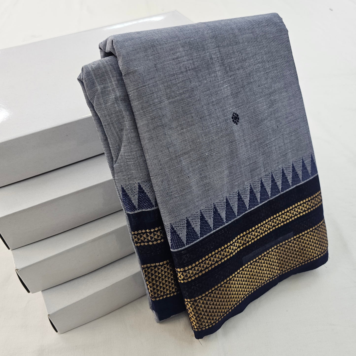 Kanchipuram Pure Korvai Cotton Saree 027