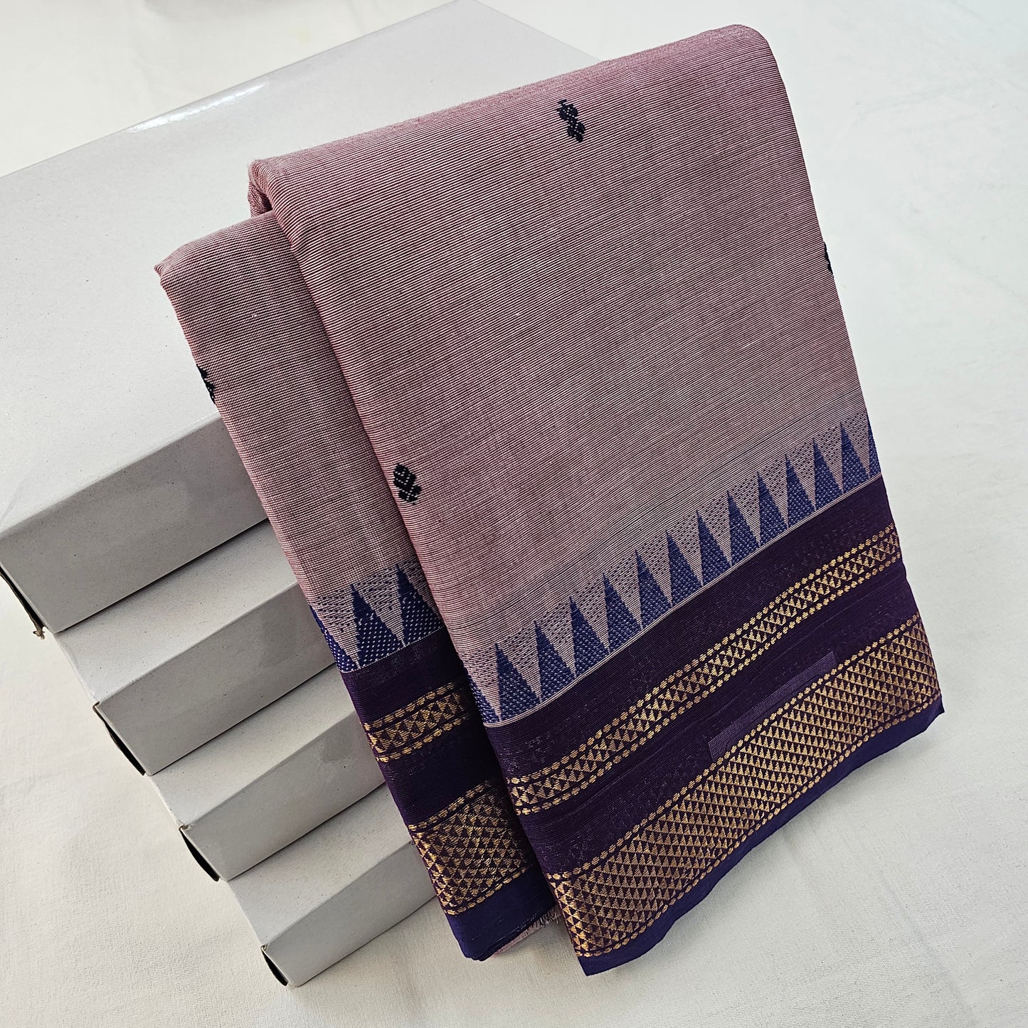 Kanchipuram Pure Korvai Cotton Saree 029