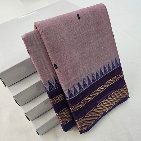 Kanchipuram Pure Korvai Cotton Saree 029 – Kanchipuram Lakshaya Silks