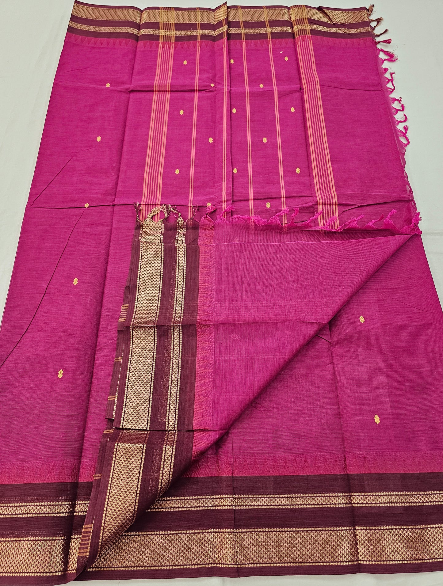 Kanchipuram Pure Korvai Cotton Saree 035