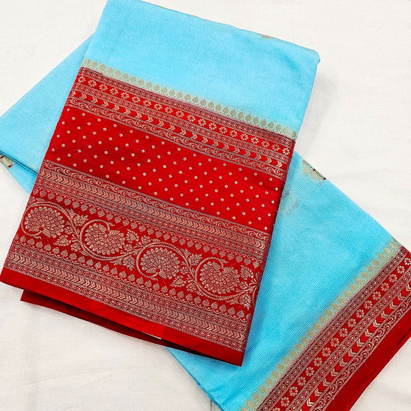 Kanchipuram Blended Fancy Soft Silk Saree 407