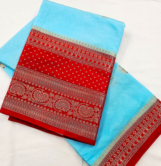 Kanchipuram Blended Fancy Soft Silk Saree 407