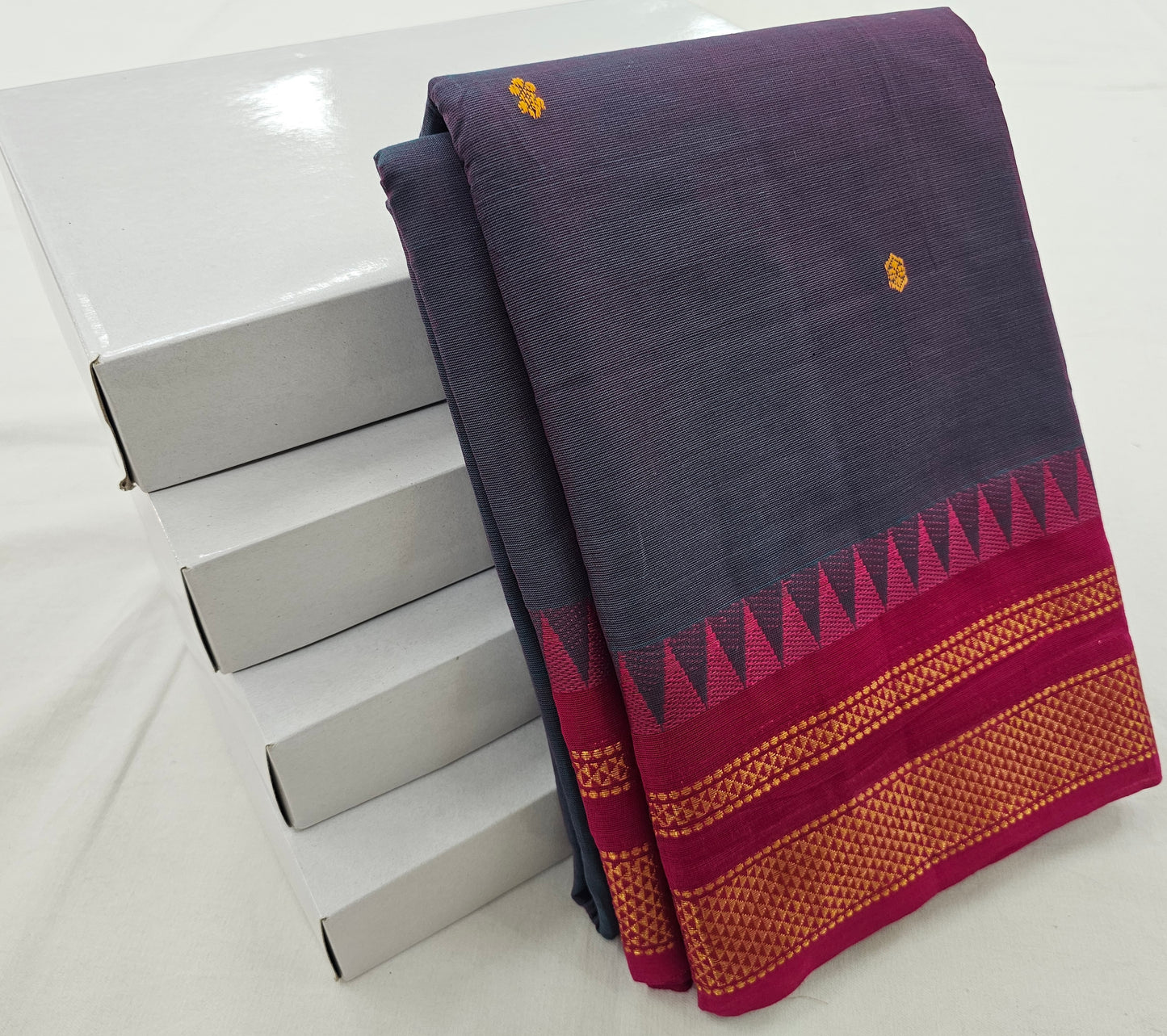 Kanchipuram Pure Korvai Cotton Saree 037