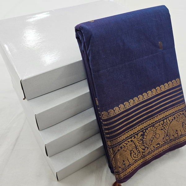 Kanchipuram Pure Korvai Cotton Saree 038