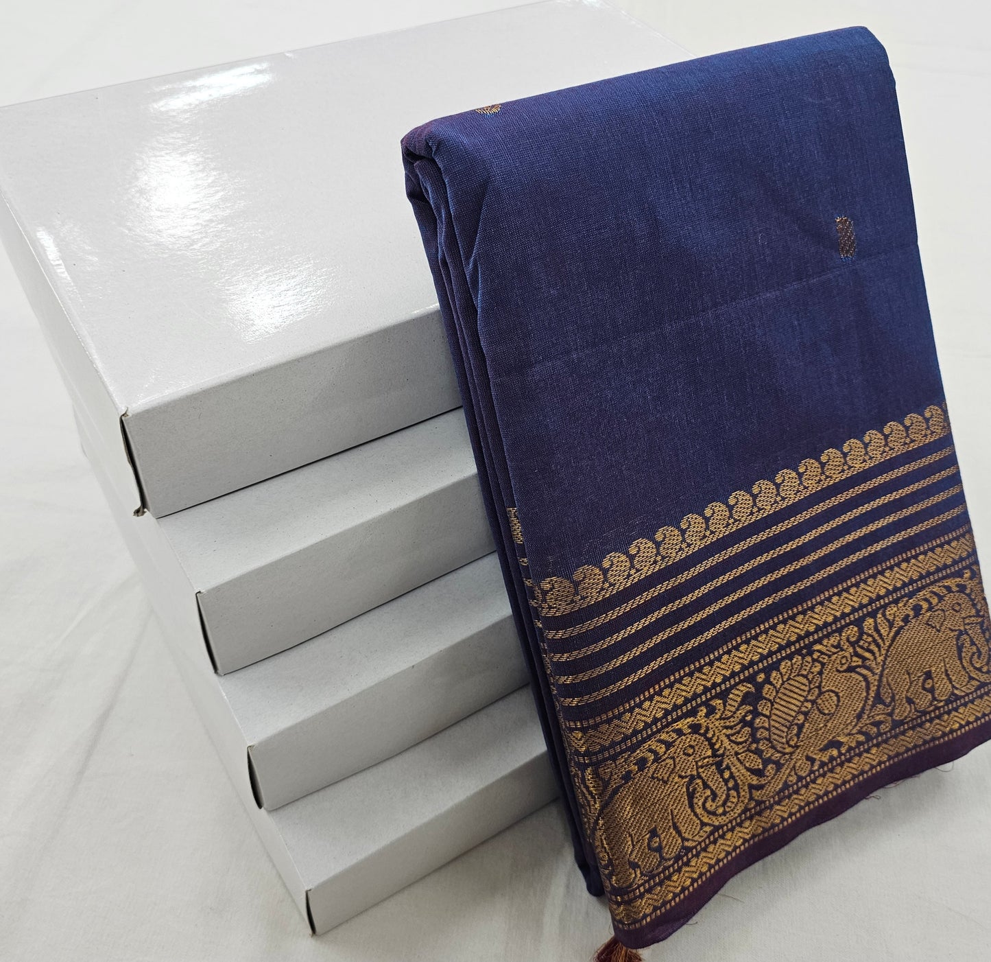 Kanchipuram Pure Korvai Cotton Saree 038