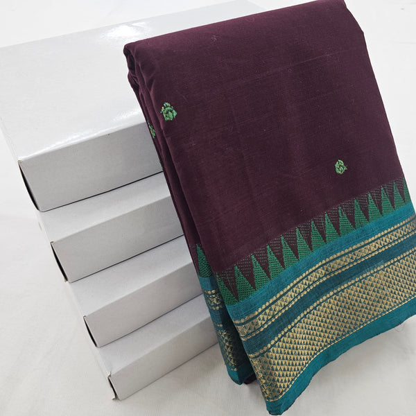 Kanchipuram Pure Korvai Cotton Saree 039