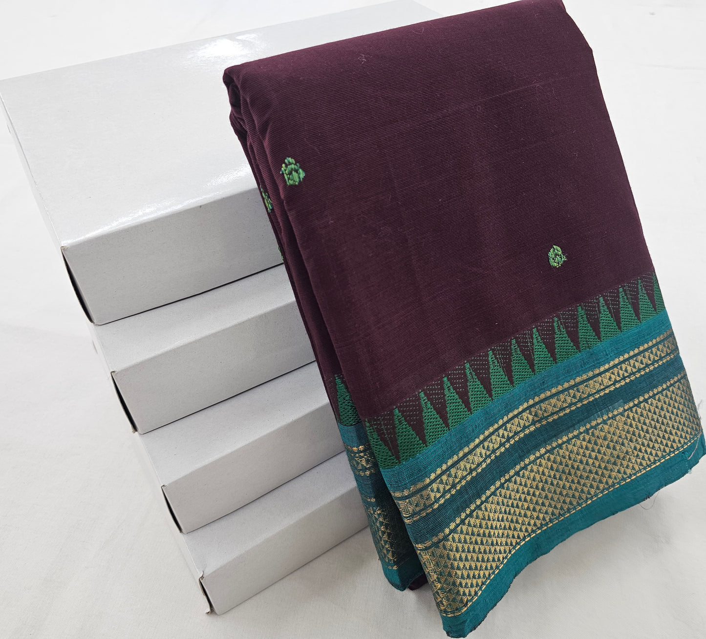 Kanchipuram Pure Korvai Cotton Saree 039