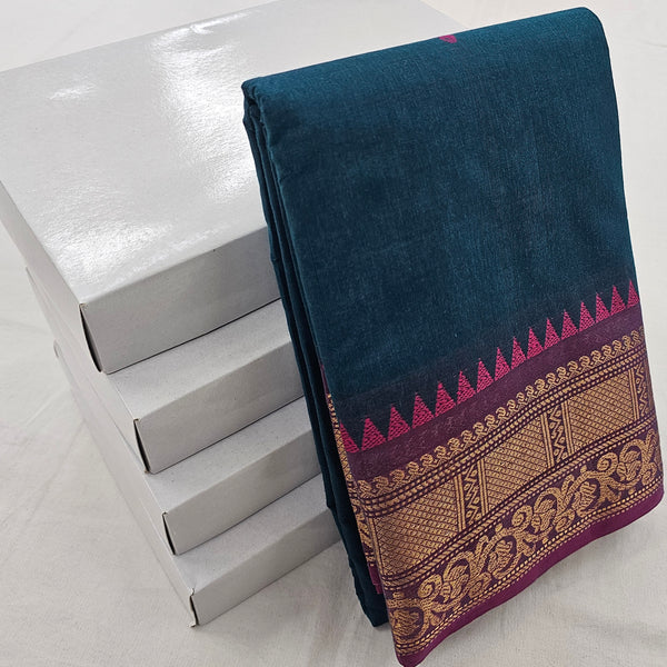 Kanchipuram Pure Korvai Cotton Saree 040