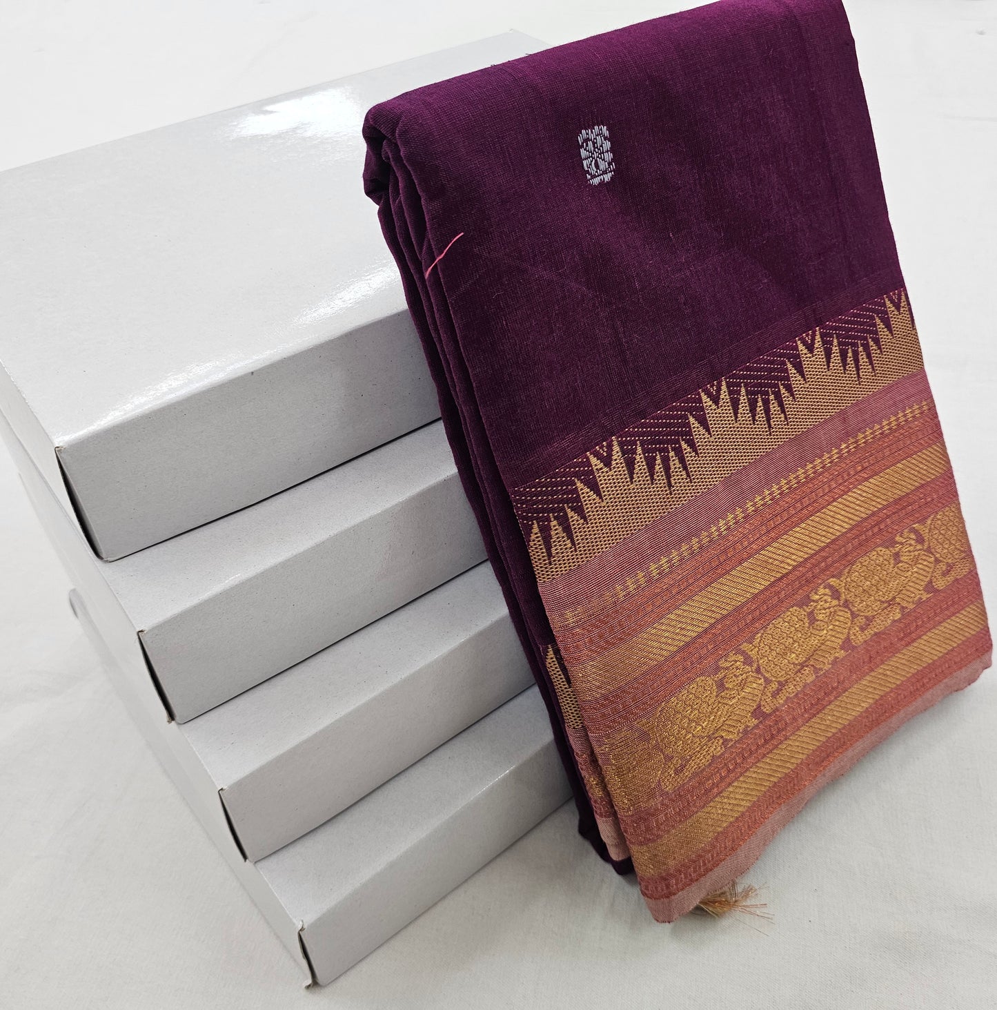 Kanchipuram Pure Korvai Cotton Saree 041