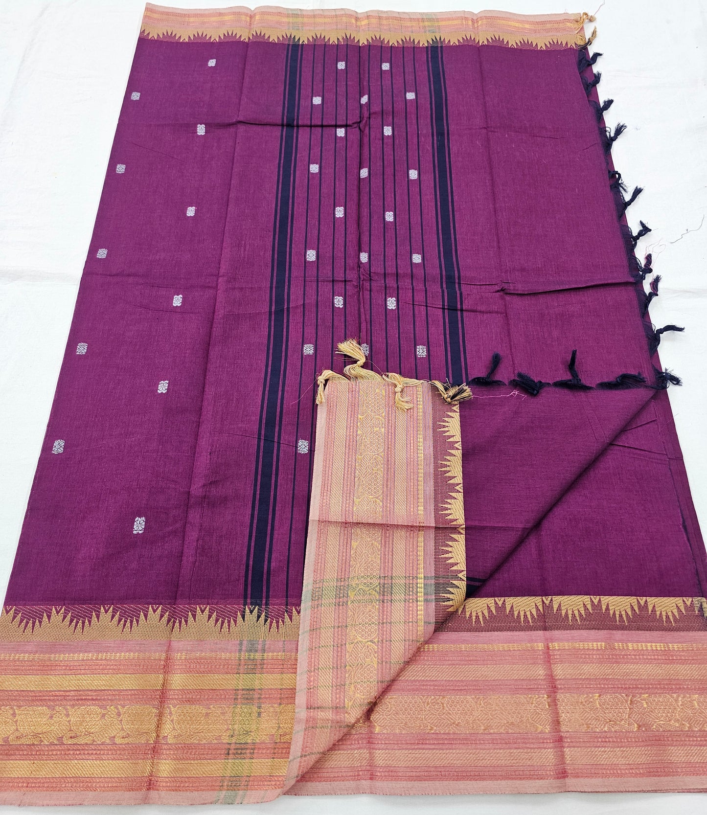 Kanchipuram Pure Korvai Cotton Saree 041
