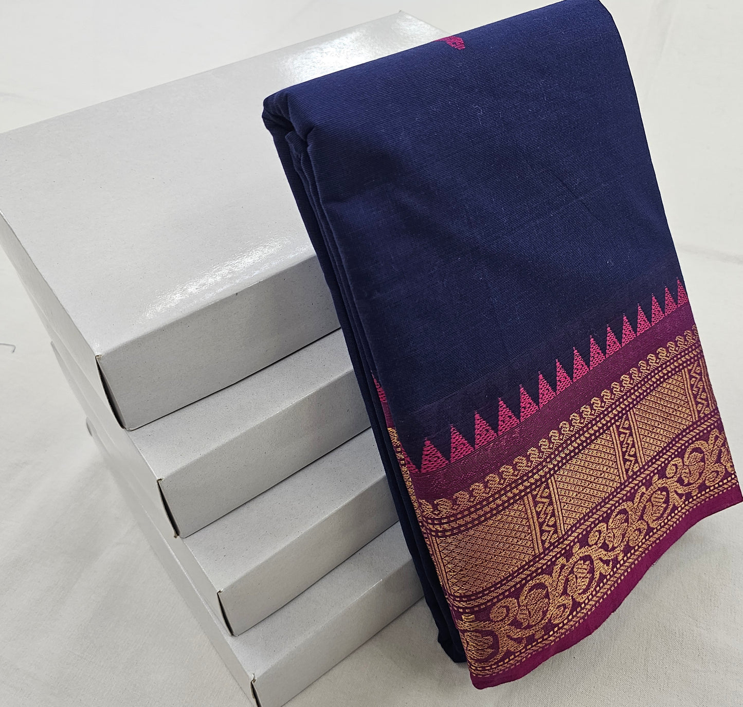 Kanchipuram Pure Korvai Cotton Saree 042