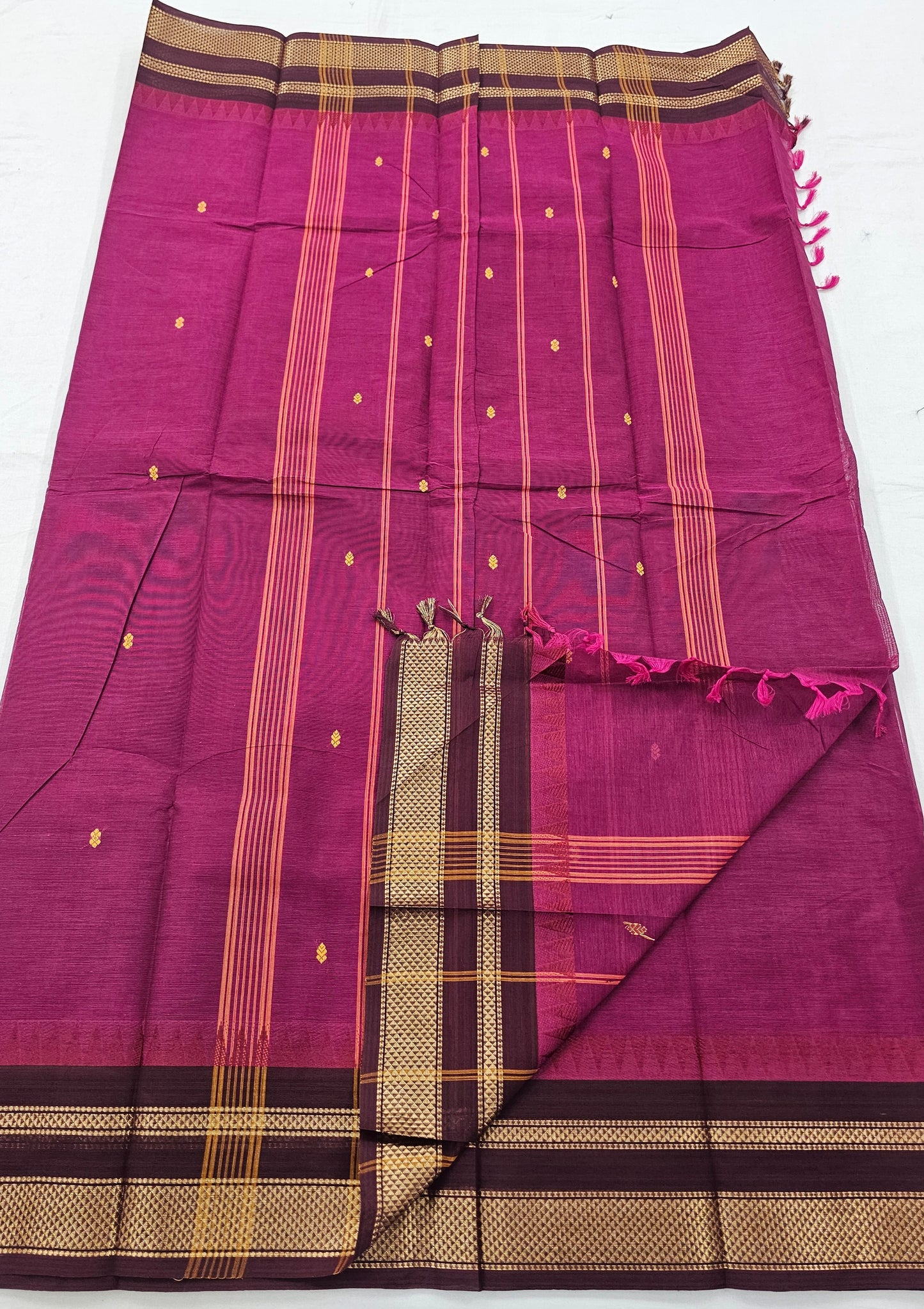 Kanchipuram Pure Korvai Cotton Saree 043