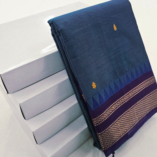 Kanchipuram Pure Korvai Cotton Saree 044