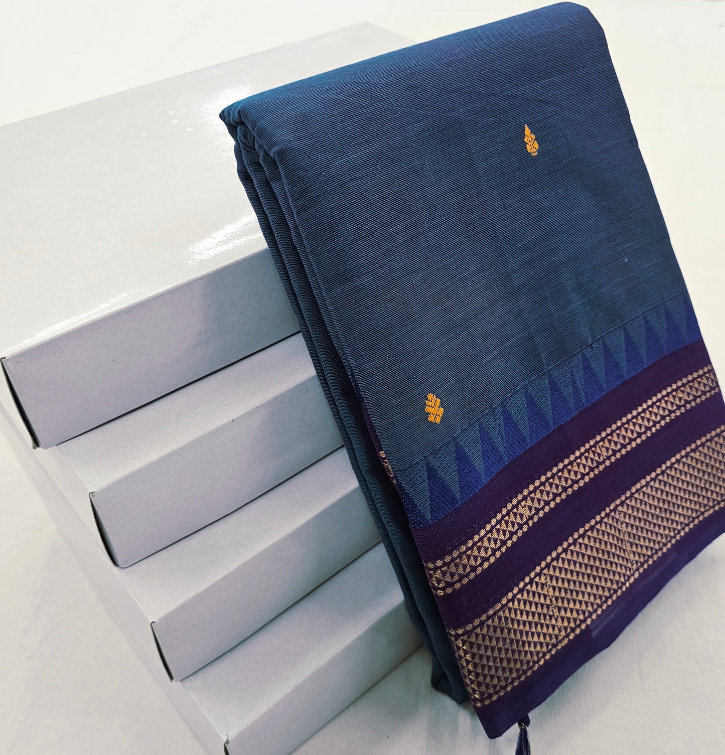 Kanchipuram Pure Korvai Cotton Saree 044