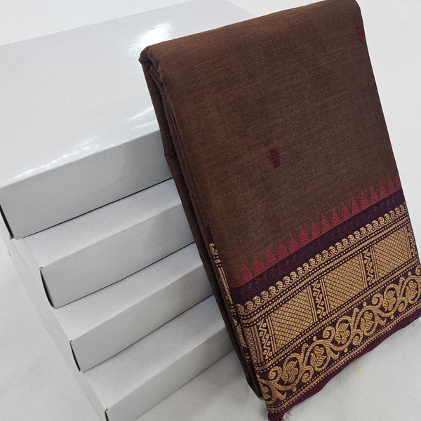 Kanchipuram Pure Korvai Cotton Saree 045