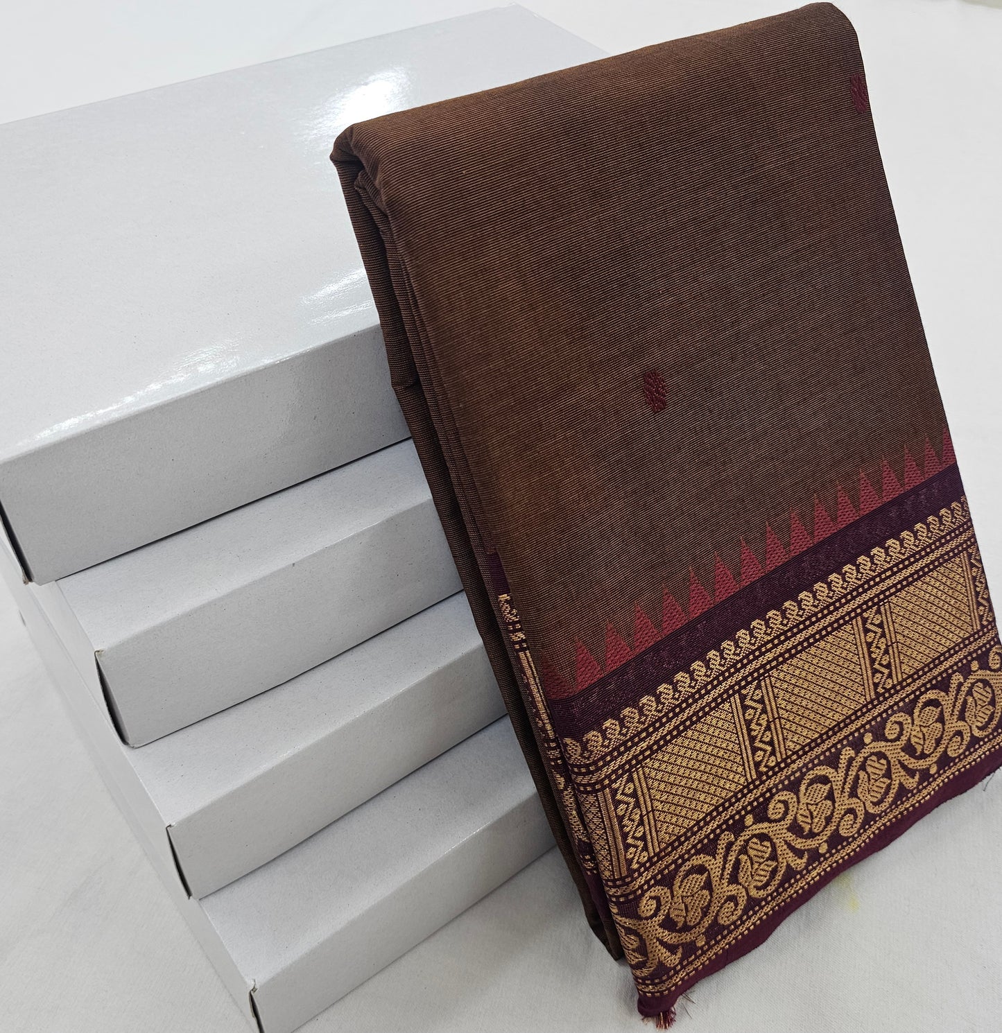 Kanchipuram Pure Korvai Cotton Saree 045