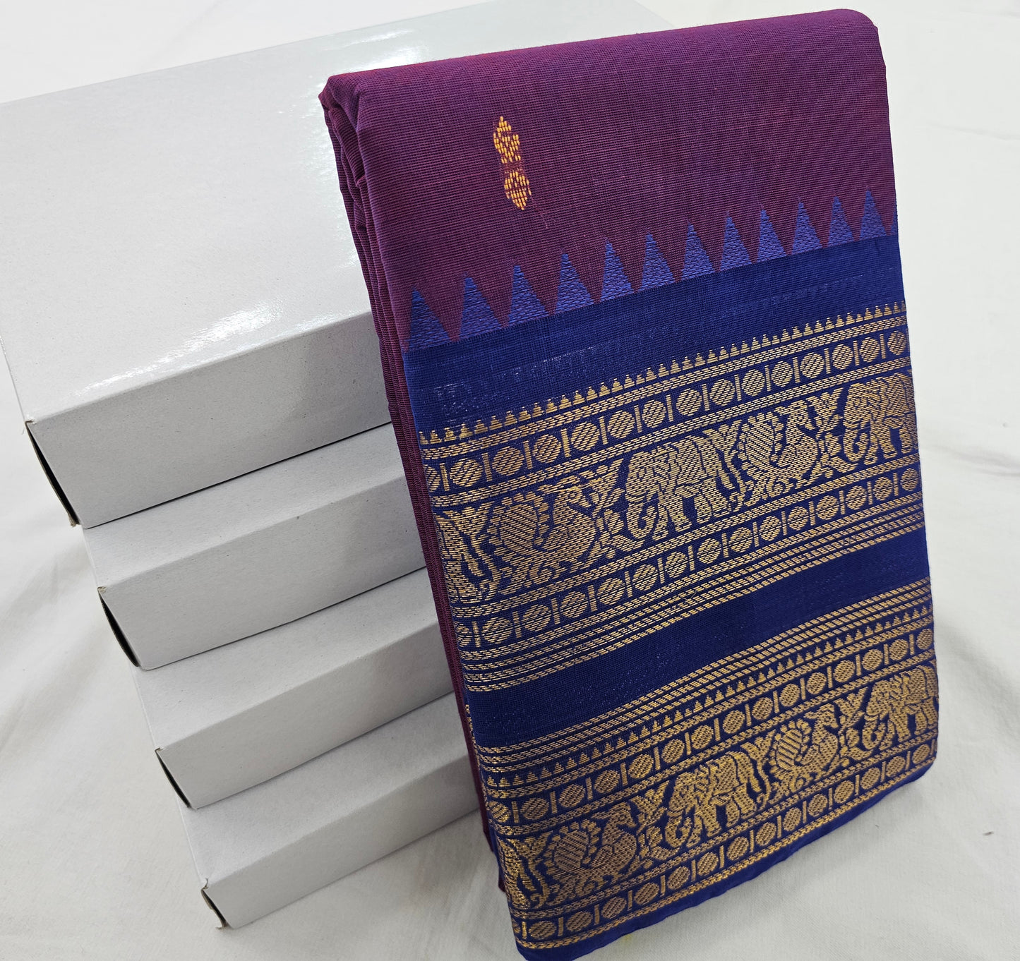 Kanchipuram Pure Korvai Cotton Saree 047