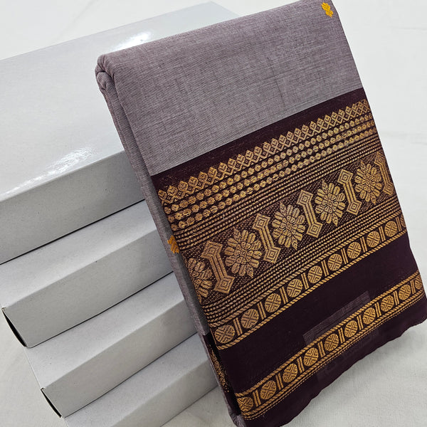 Kanchipuram Pure Korvai Cotton Saree 050