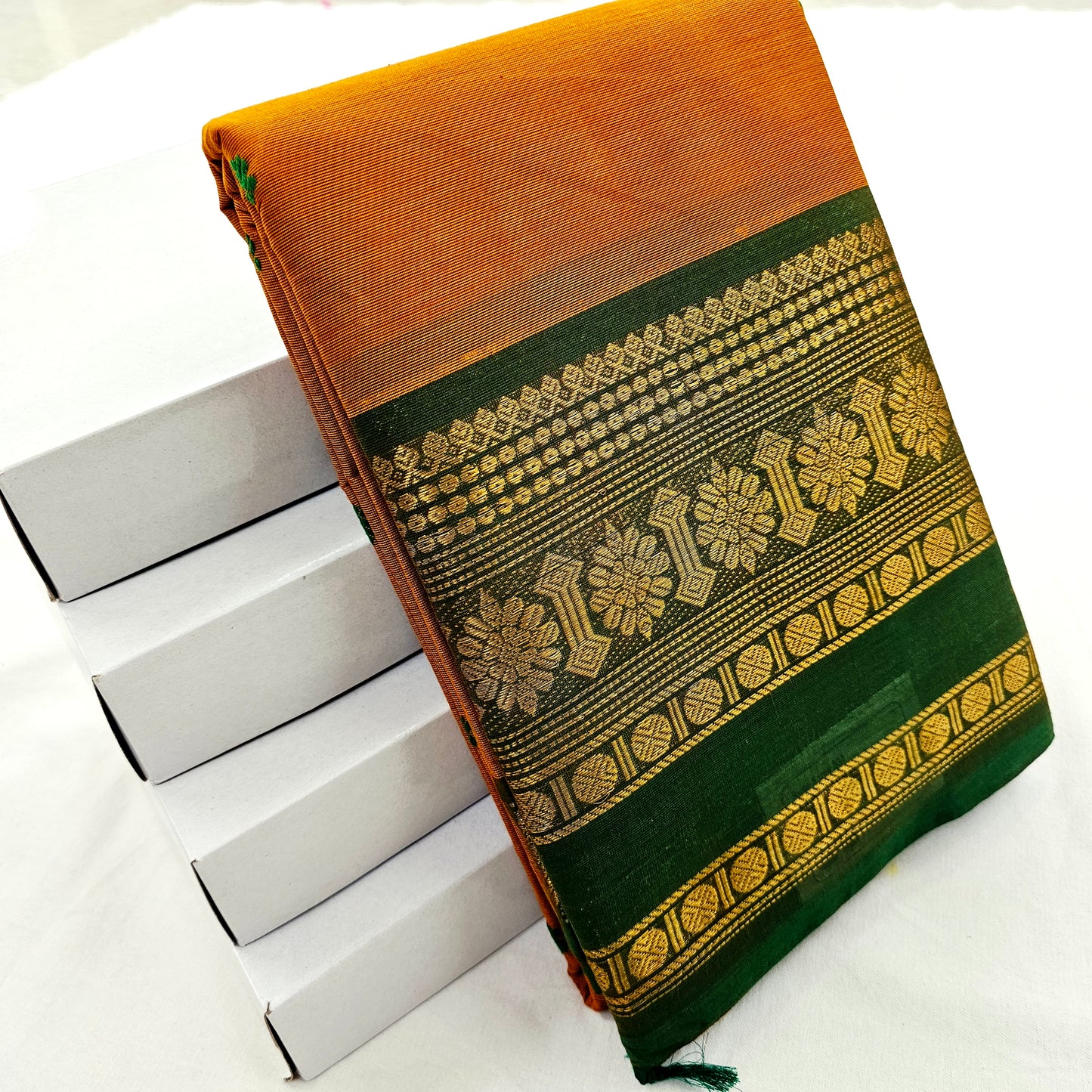 Kanchipuram Pure Korvai Cotton Saree 051