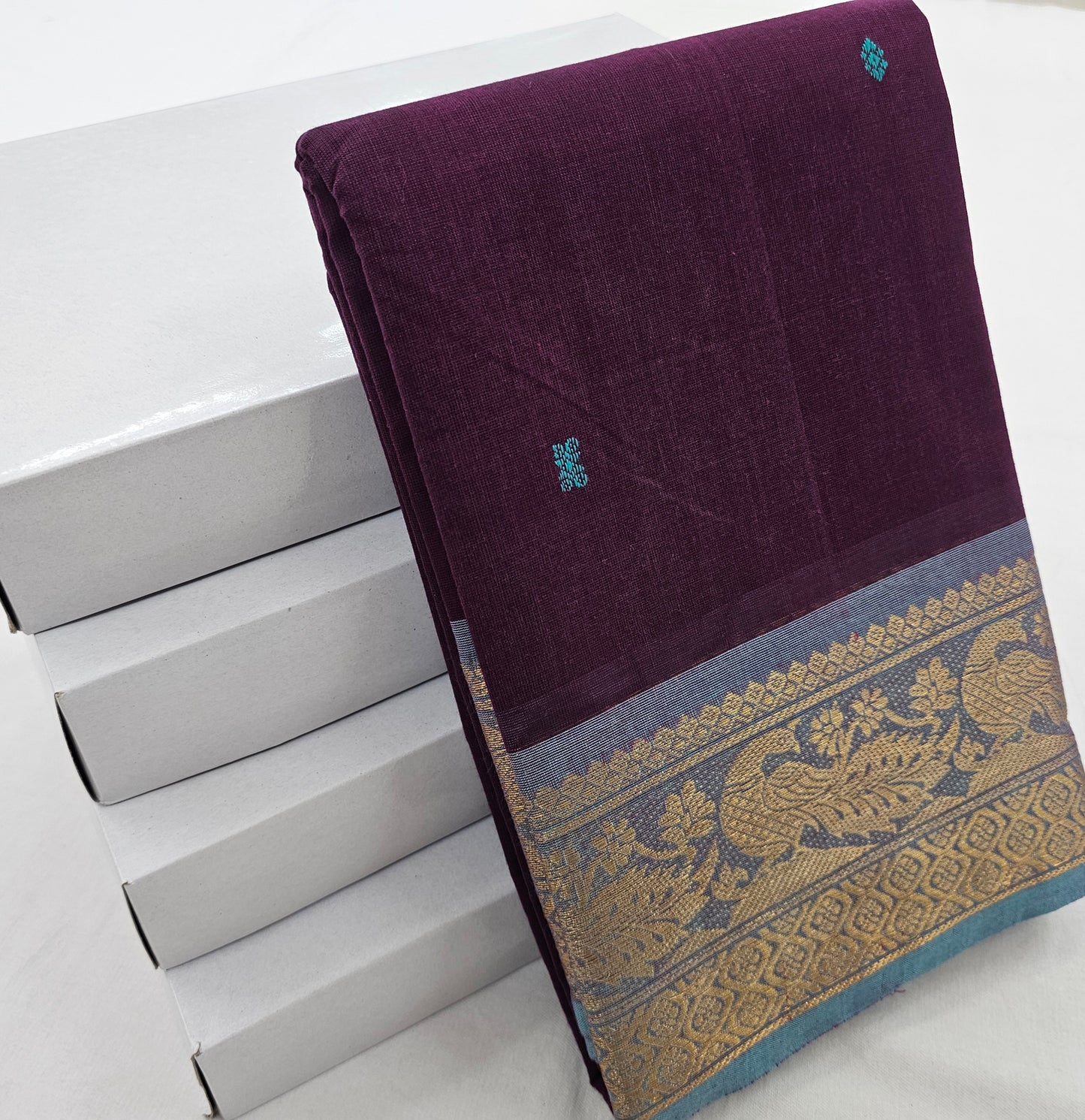 Kanchipuram Pure Korvai Cotton Saree 052
