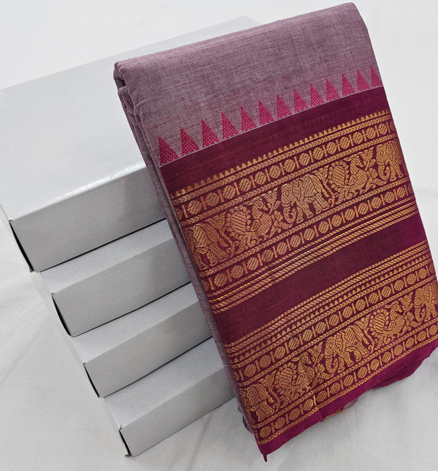 Kanchipuram Pure Korvai Cotton Saree 053