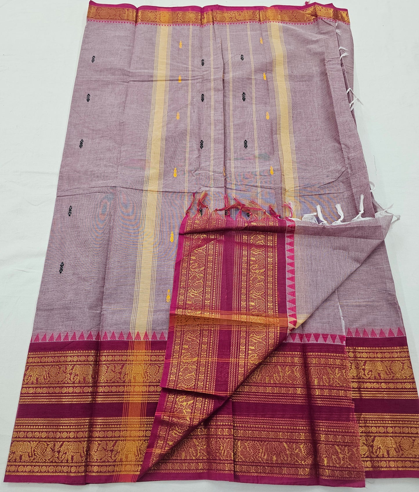 Kanchipuram Pure Korvai Cotton Saree 053