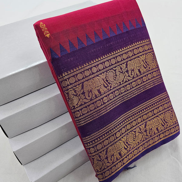 Kanchipuram Pure Korvai Cotton Saree 054