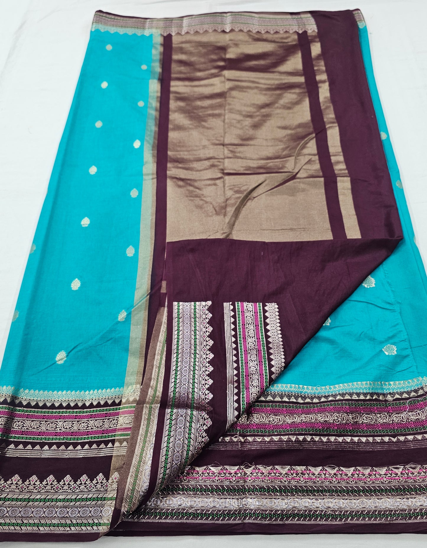 Kanchipuram Blended Fancy Soft Silk Saree 408