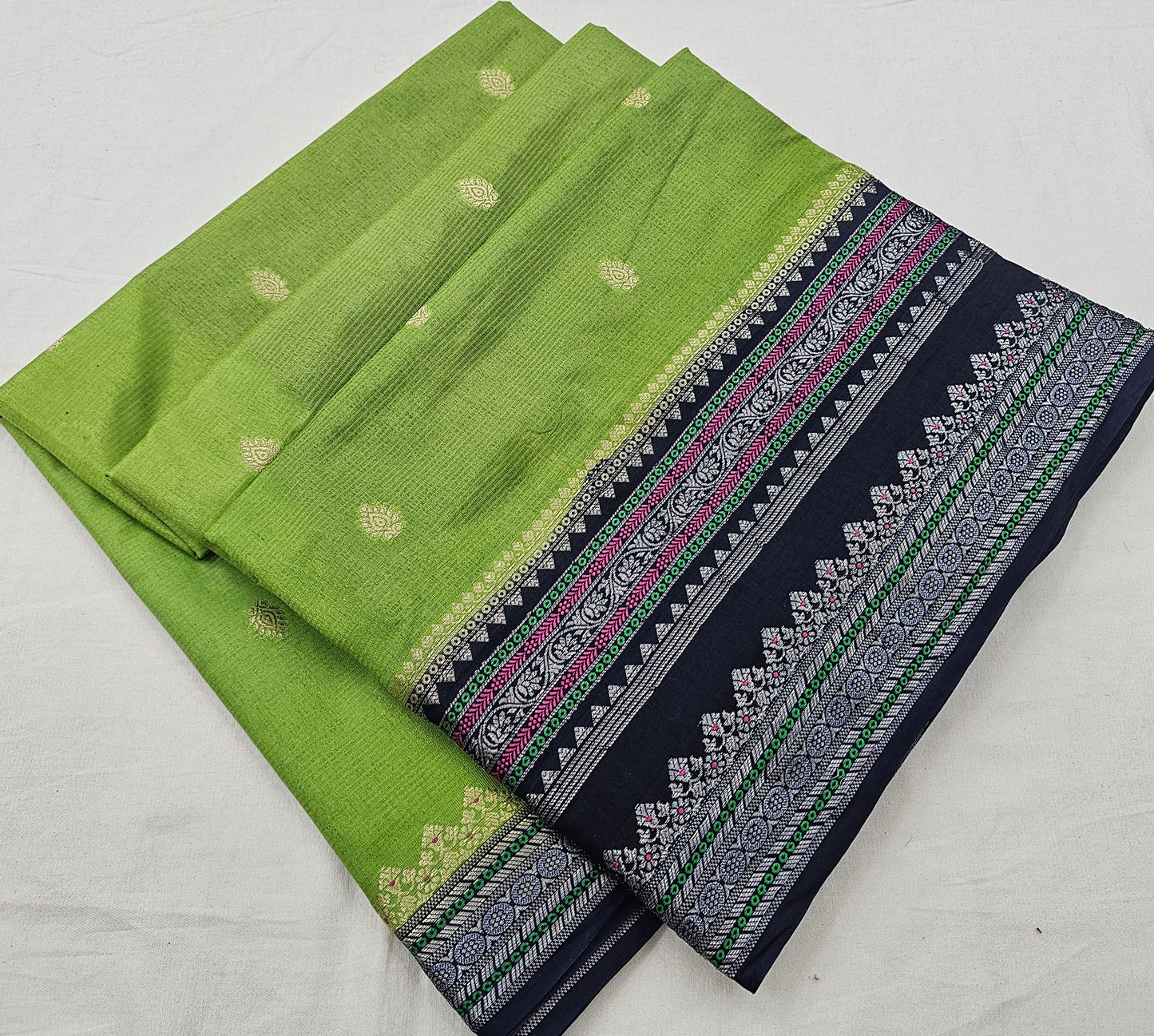 Kanchipuram Blended Fancy Soft Silk Saree 409