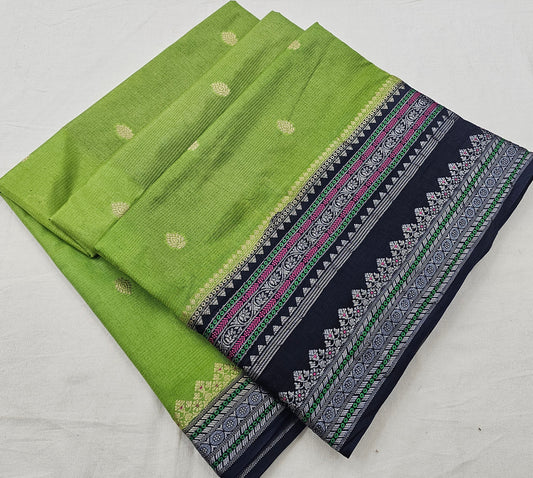 Kanchipuram Blended Fancy Soft Silk Saree 409 – Kanchipuram Lakshaya Silks