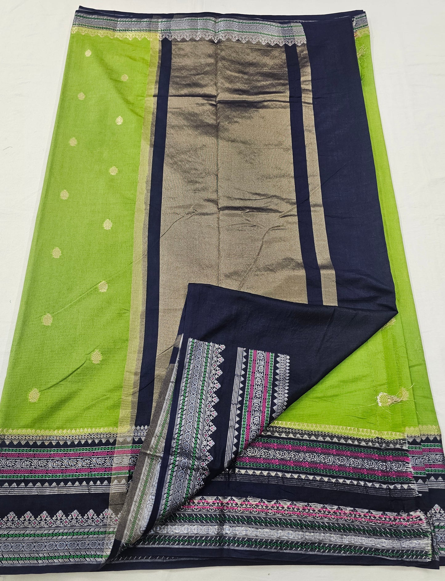 Kanchipuram Blended Fancy Soft Silk Saree 409