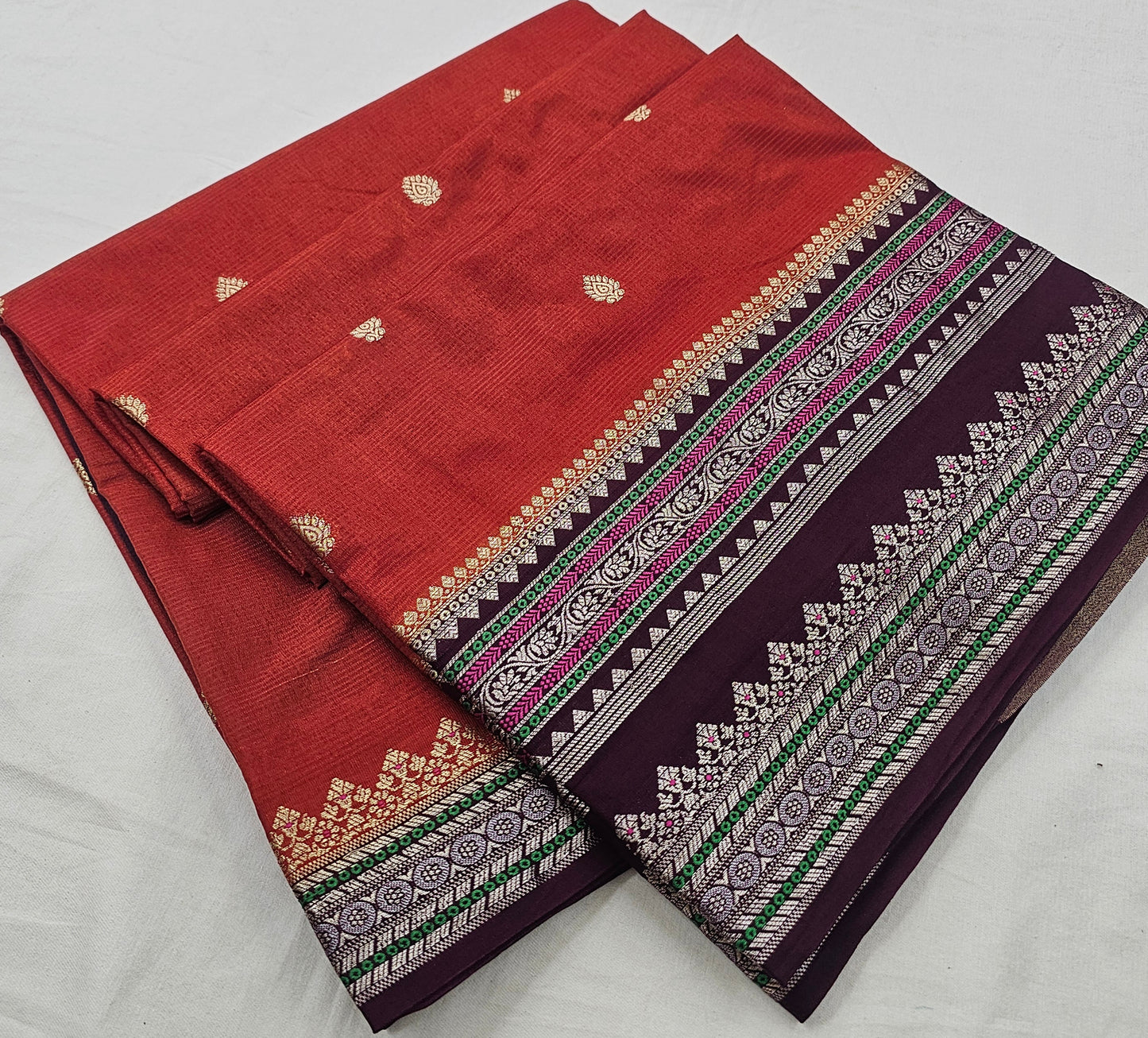 Kanchipuram Blended Fancy Soft Silk Saree 410