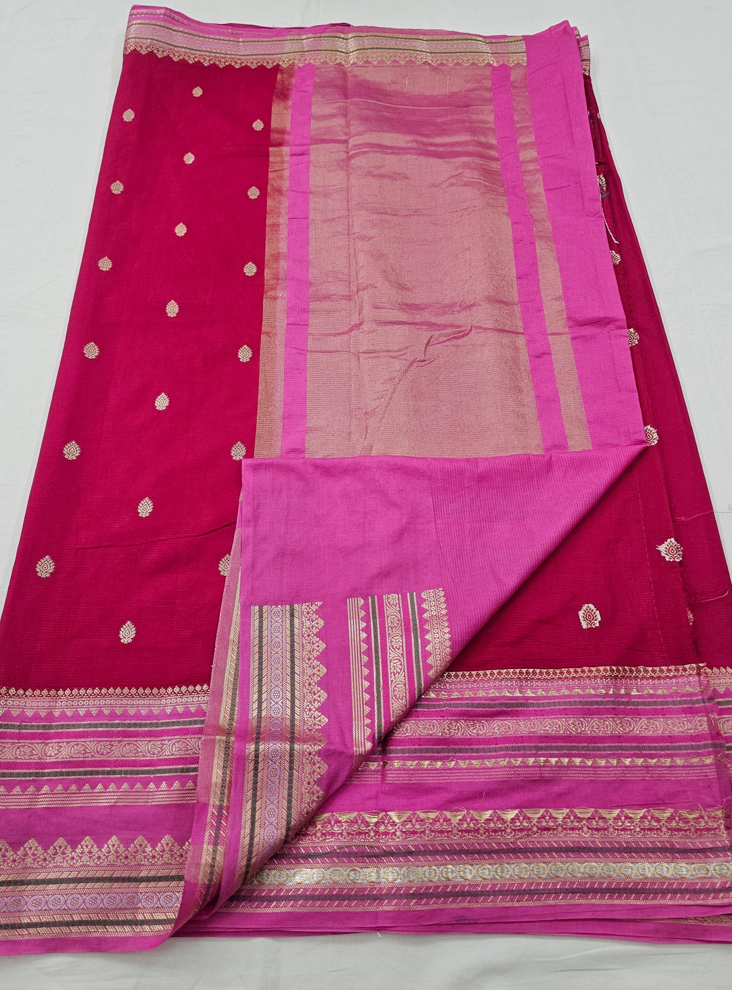 Kanchipuram Blended Fancy Soft Silk Saree 411