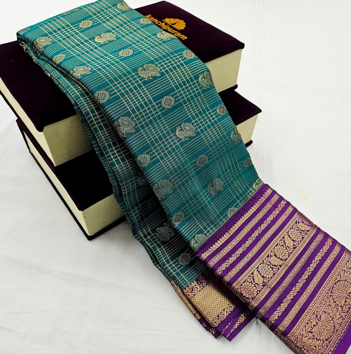 Kanchipuram Blended Vintage Bridal Silk Saree 001