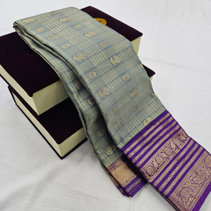 Kanchipuram Blended Vintage Bridal Silk Saree 002 – Kanchipuram Lakshaya Silks