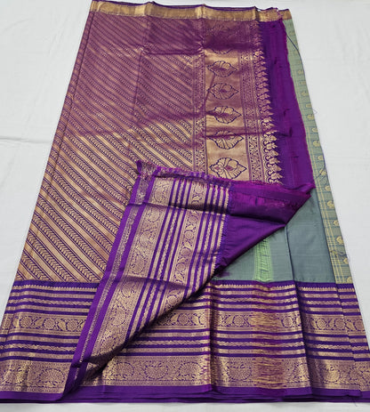 Kanchipuram Blended Vintage Bridal Silk Saree 002