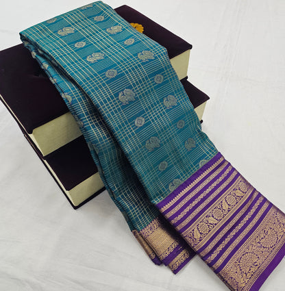 Kanchipuram Blended Vintage Bridal Silk Saree 003 – Kanchipuram Lakshaya Silks