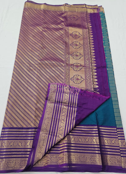 Kanchipuram Blended Vintage Bridal Silk Saree 003