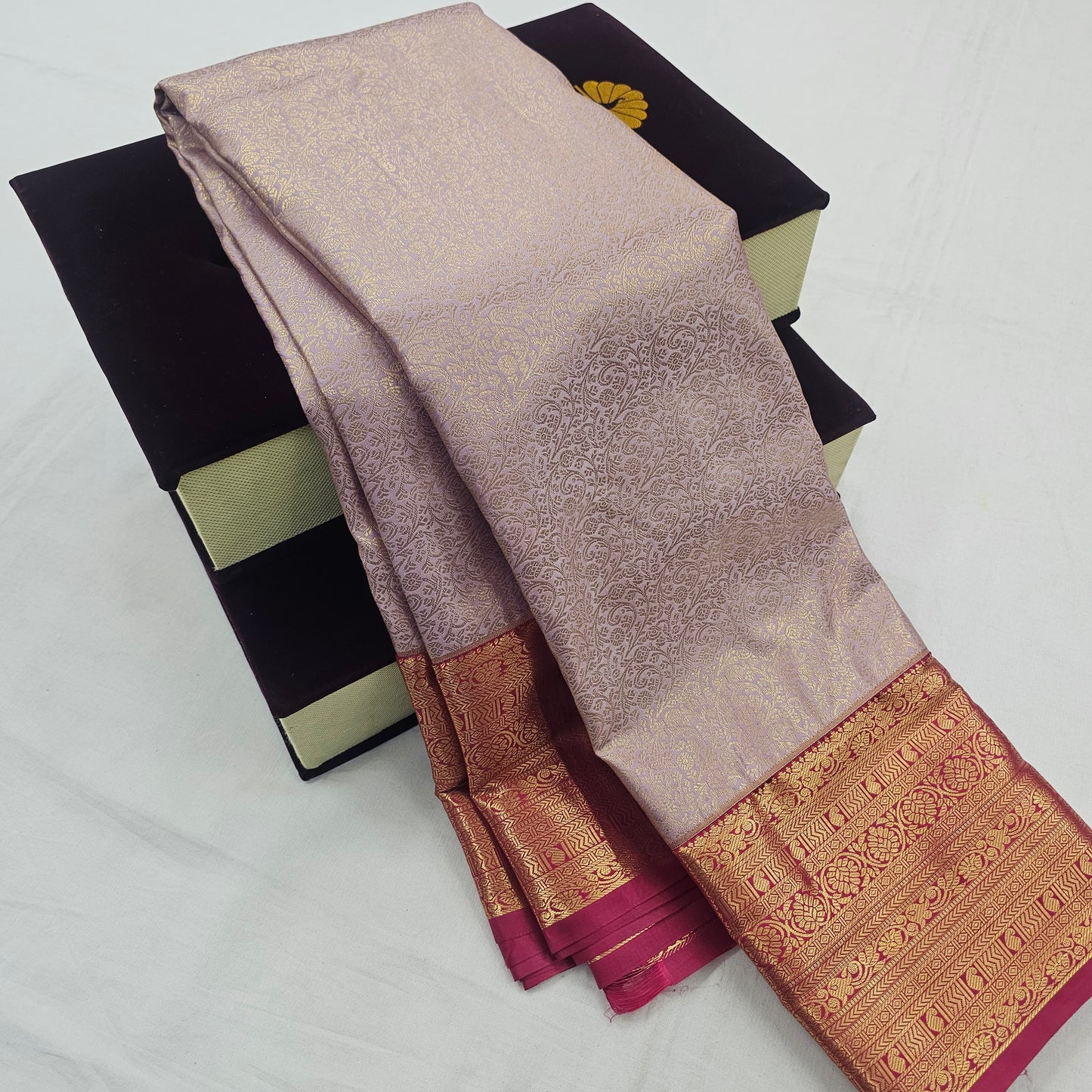 Kanchipuram Blended Vintage Bridal Silk Saree 004