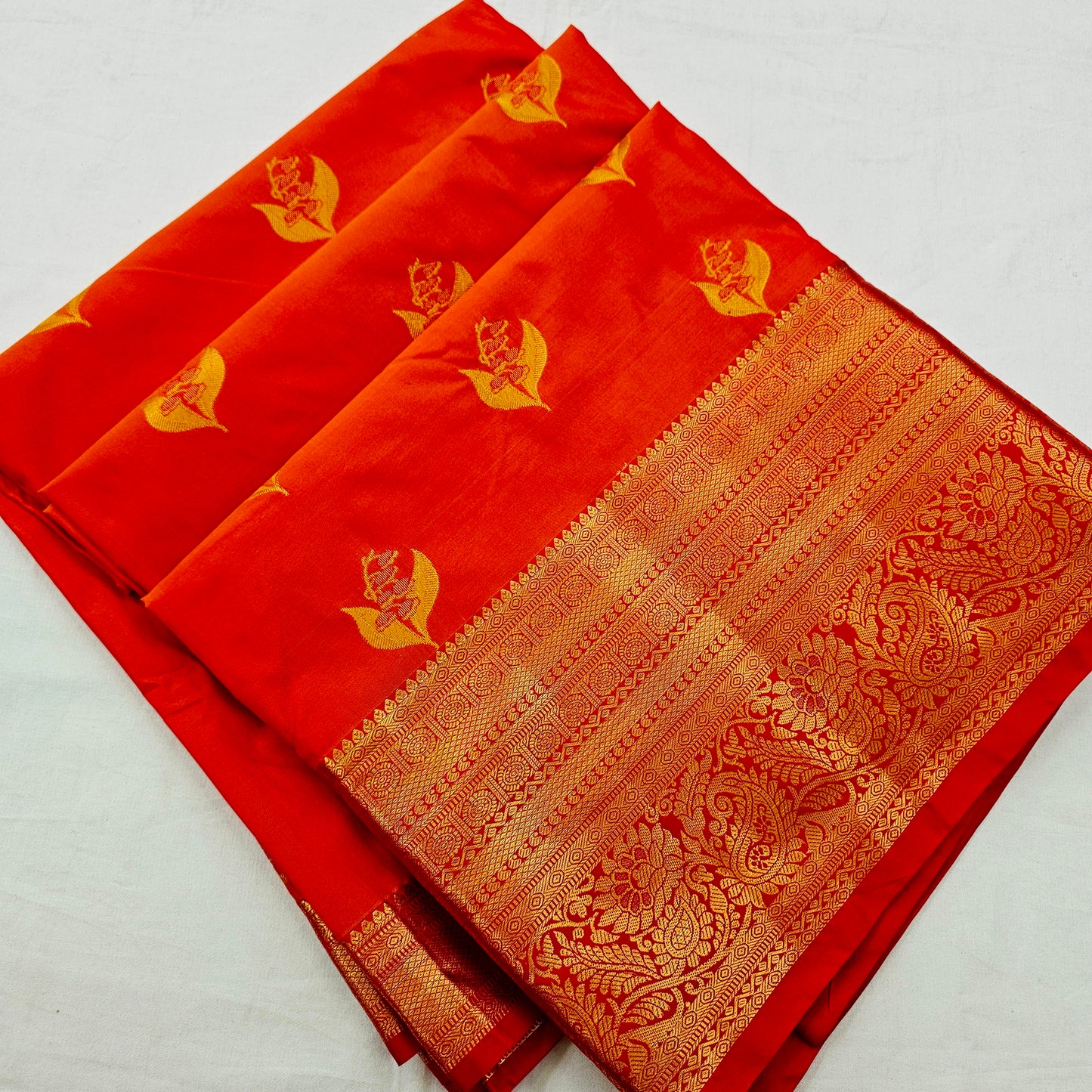 Kanchipuram Blended Korvai Butta Silk Saree 005
